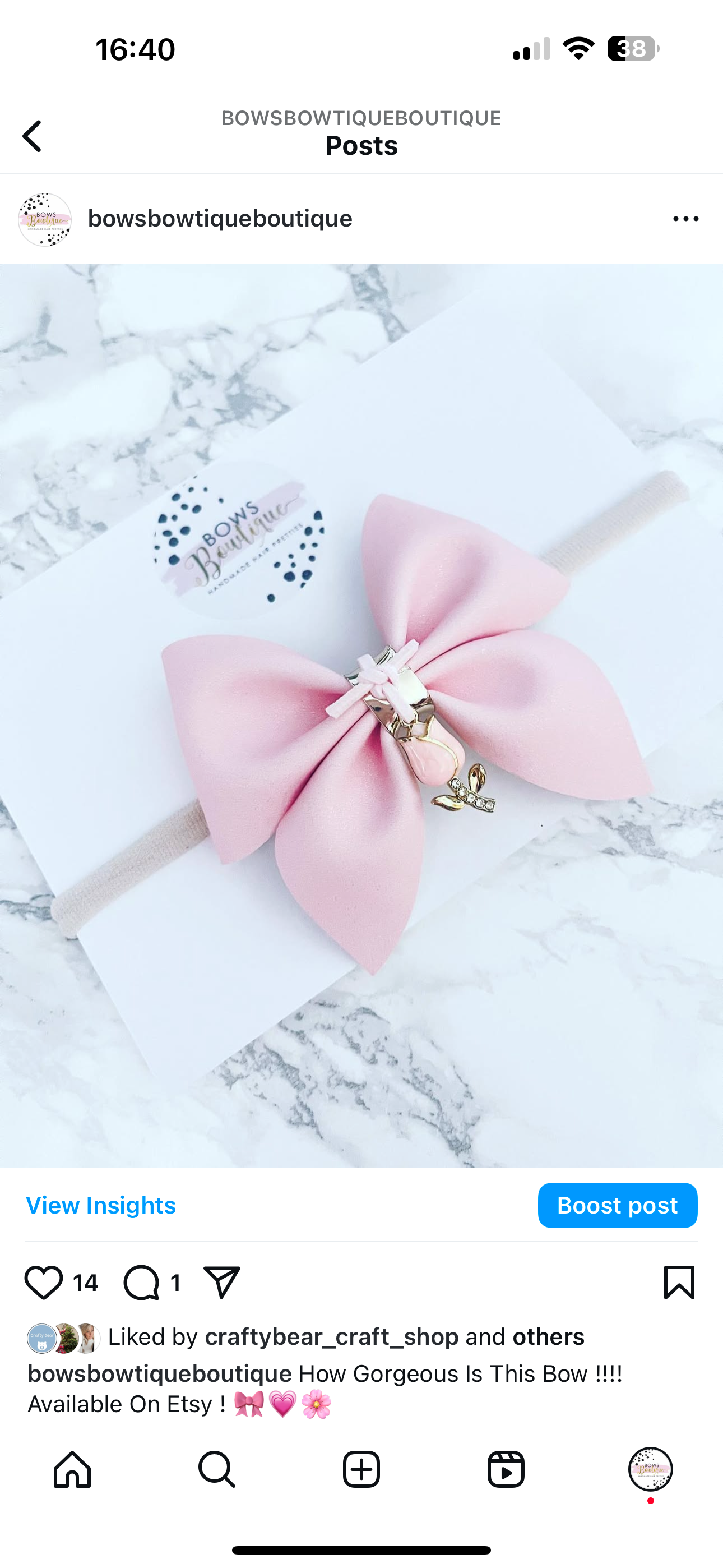 Tulip Pinch Bow