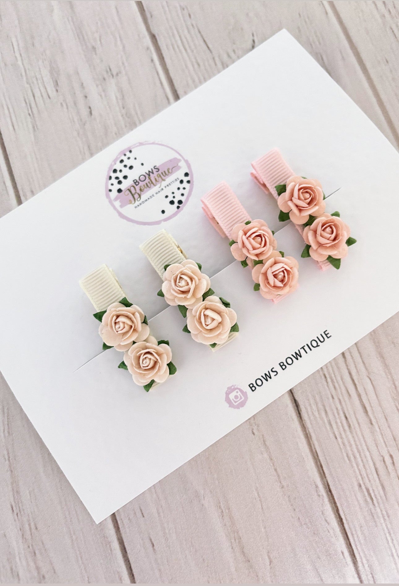 Mini Floral Clips