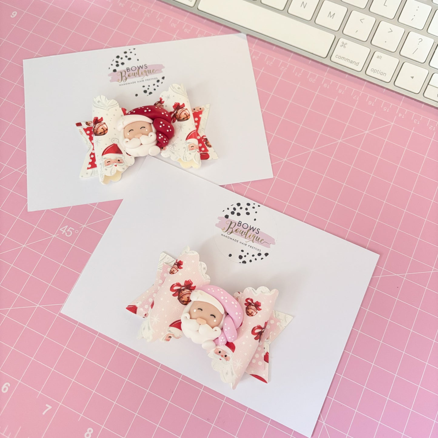 Santa Clay Bows