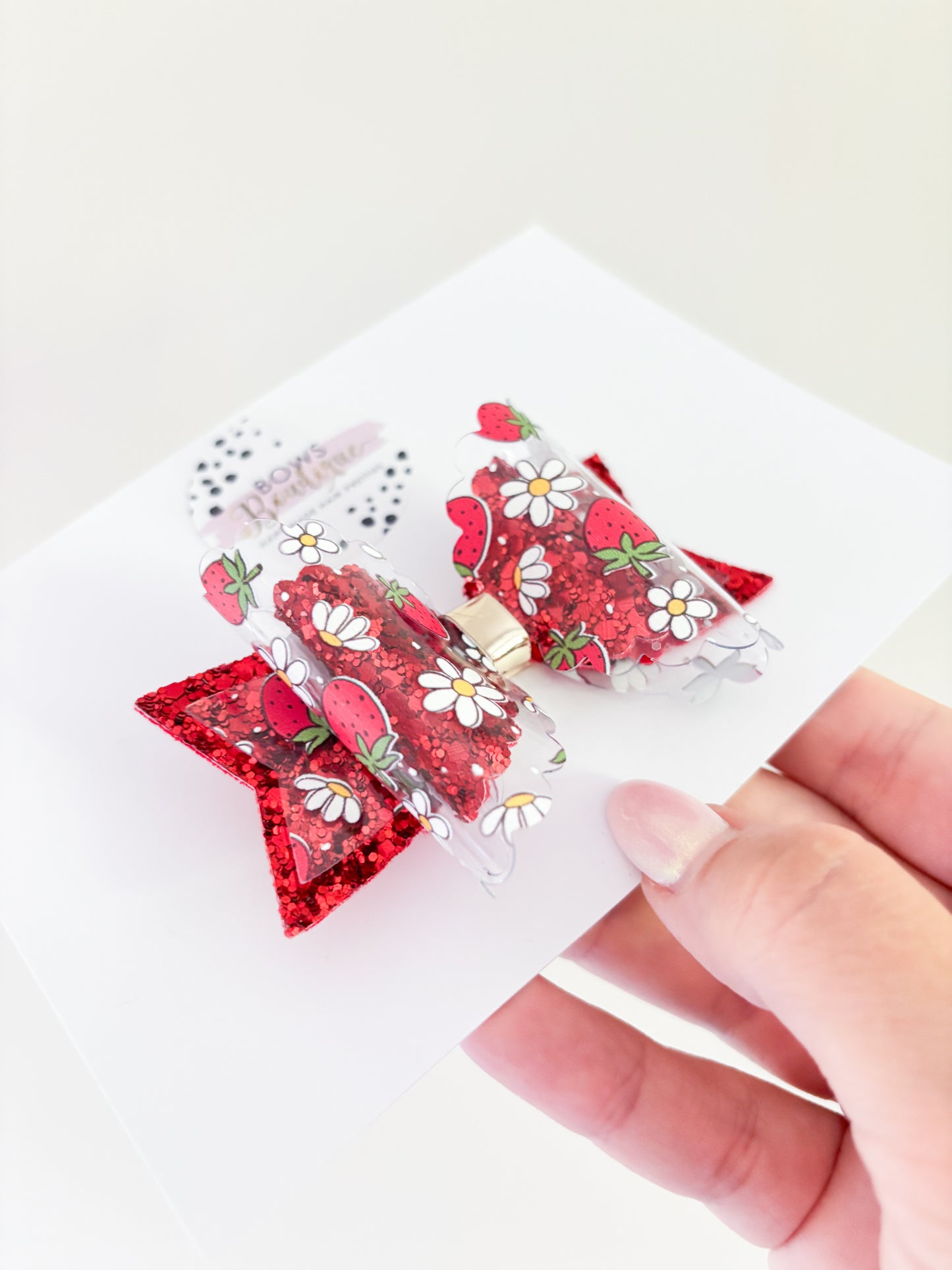 Strawberry Jelly Bow