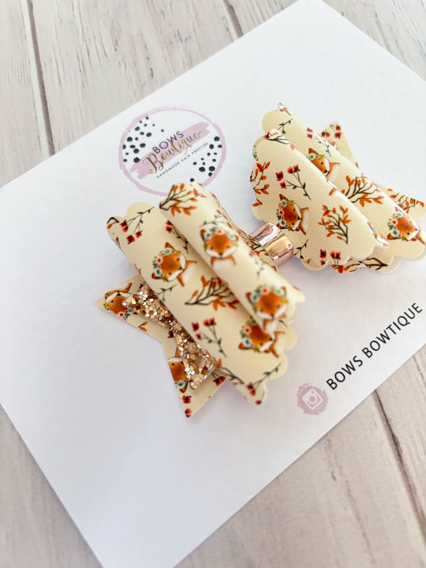 Autumn Fox Bow