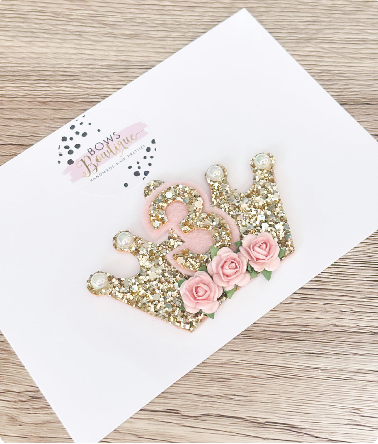 Pearly Crown Clip/Badge