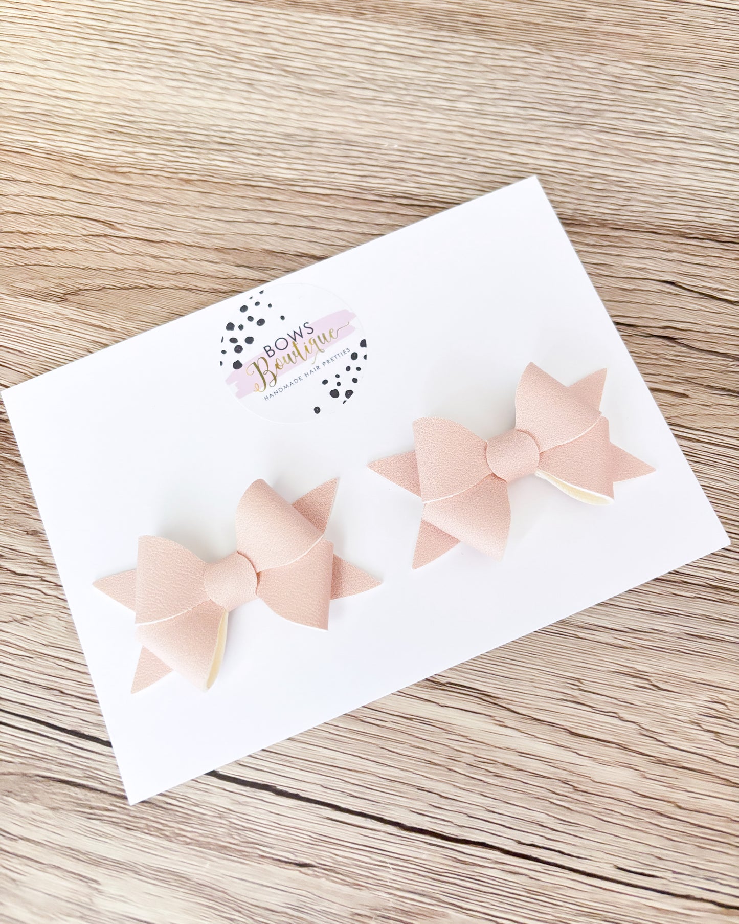 Nude Piggie Bows