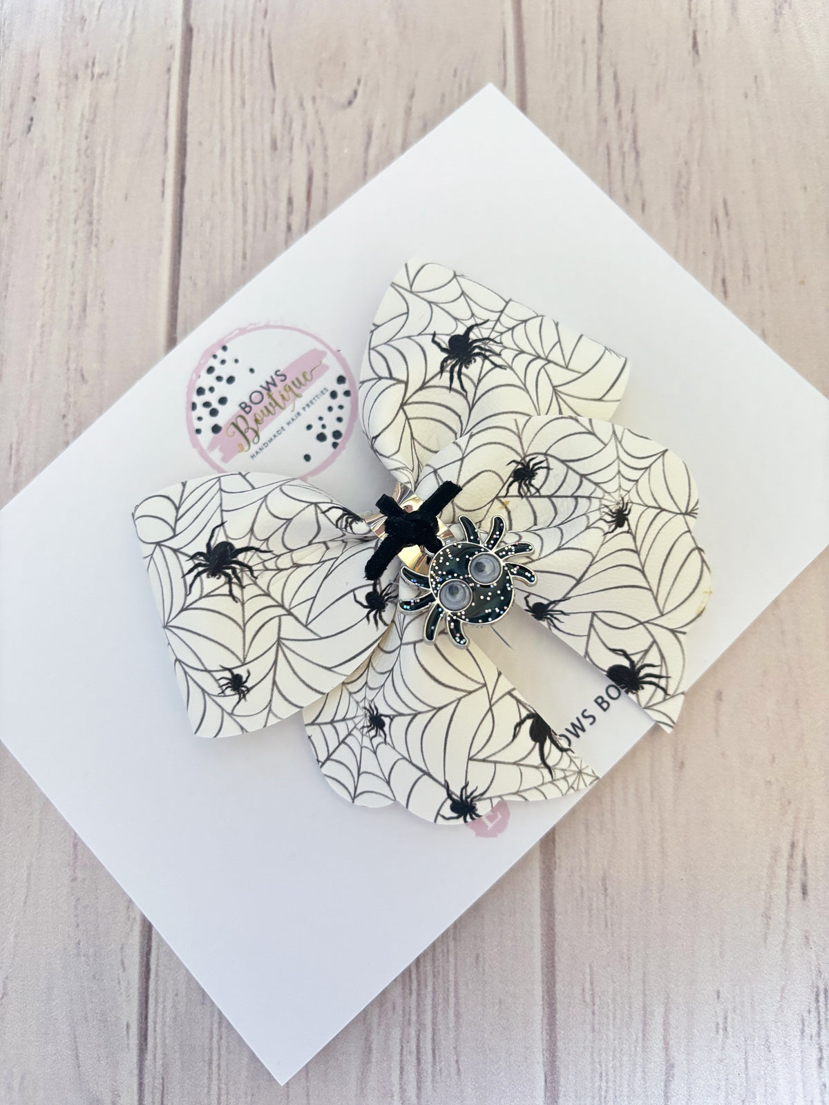 Spiders Web Twirl Bow