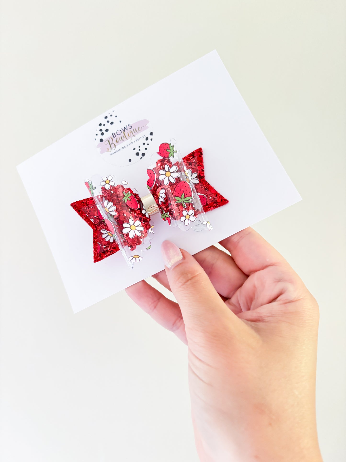 Strawberry Jelly Bow