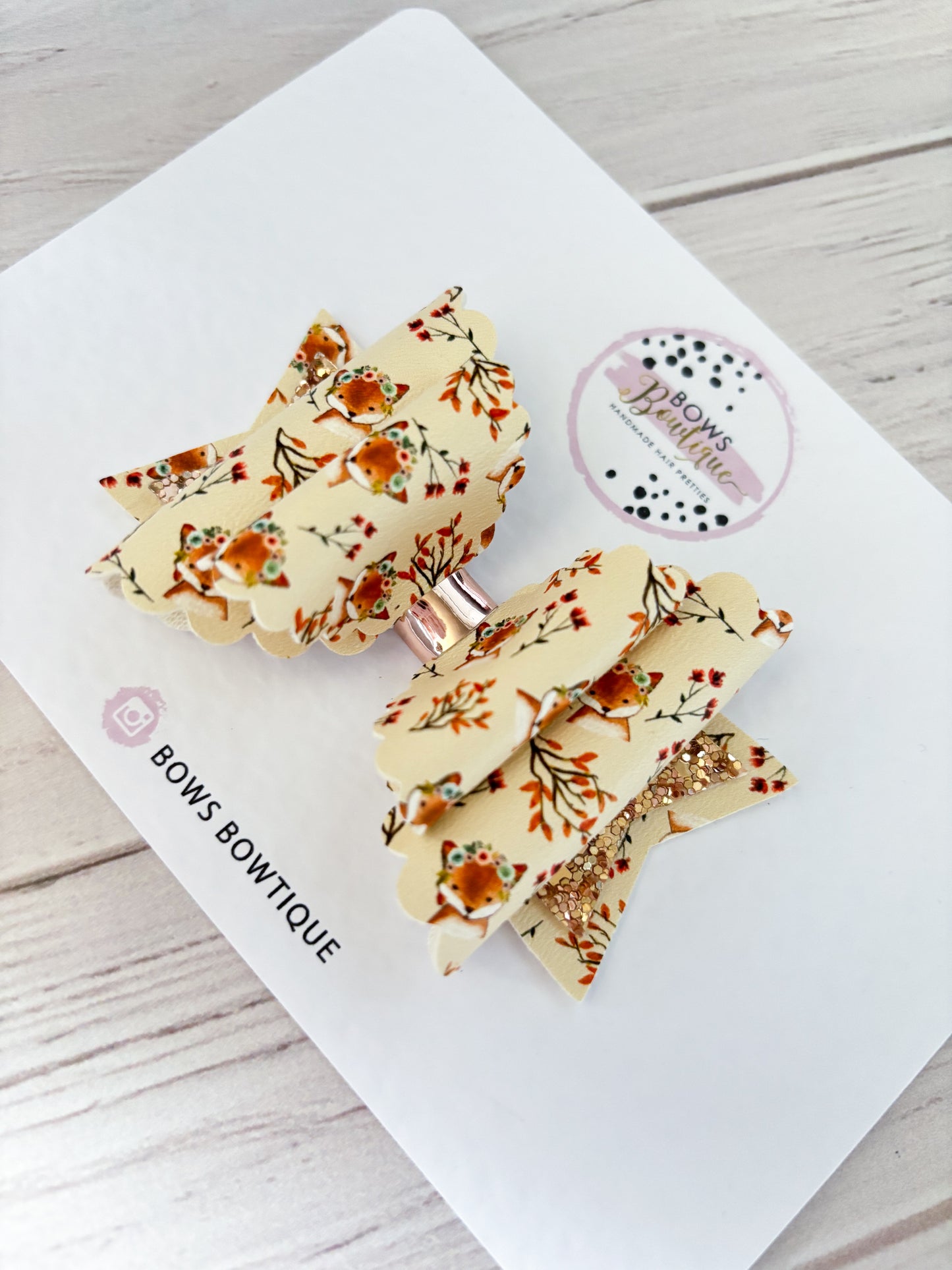 Autumn Fox Bow