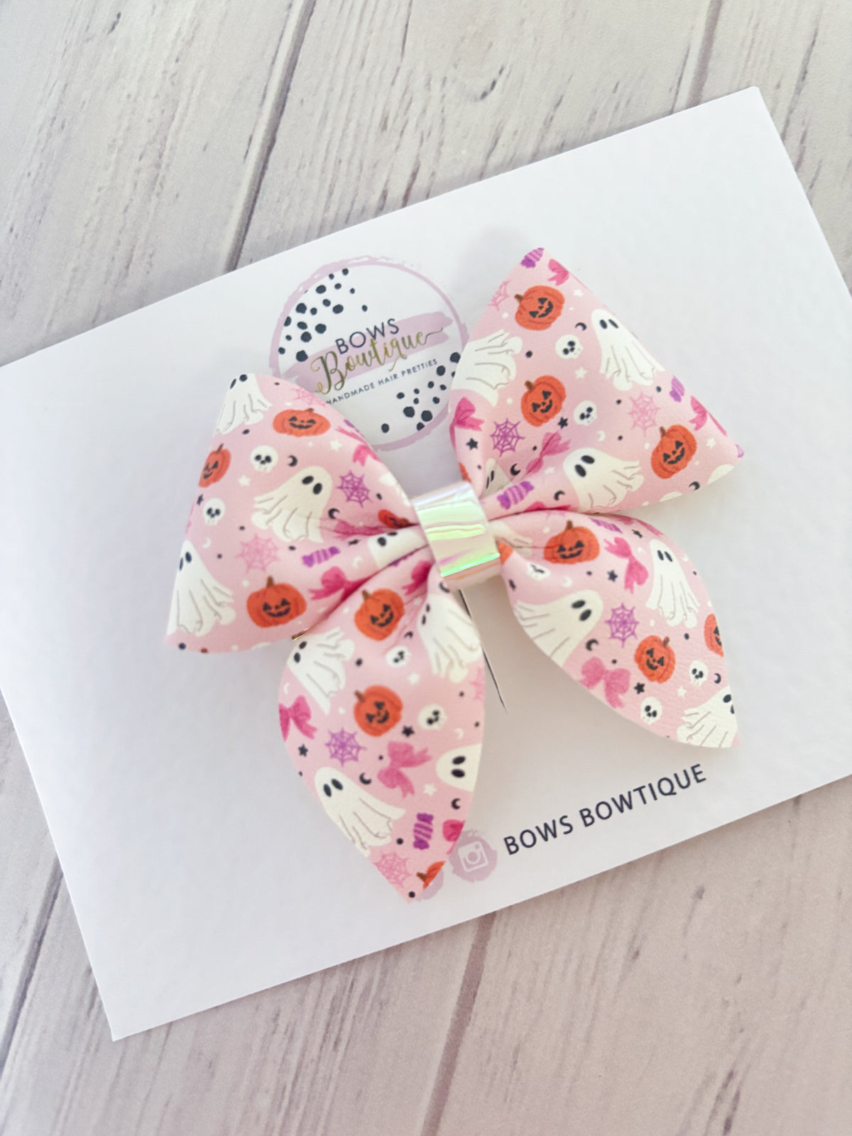 Ghost & Pumpkins Sailor Bow