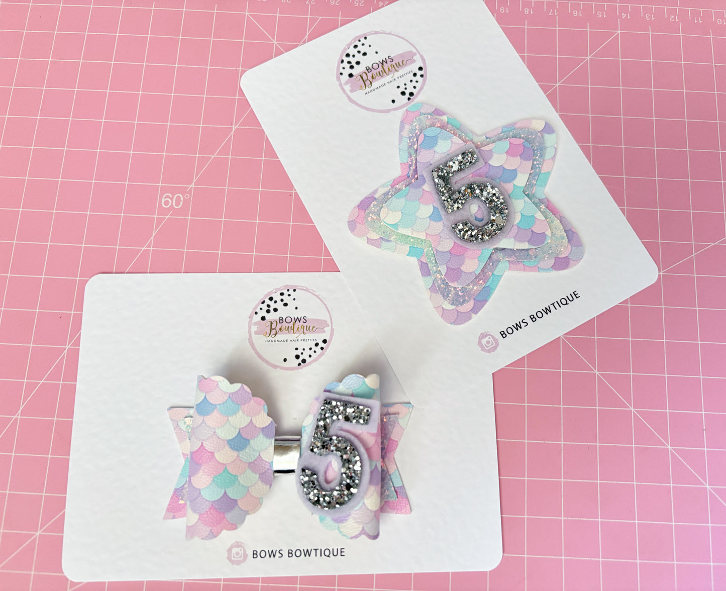 Mermaid Birthday Set/Bow