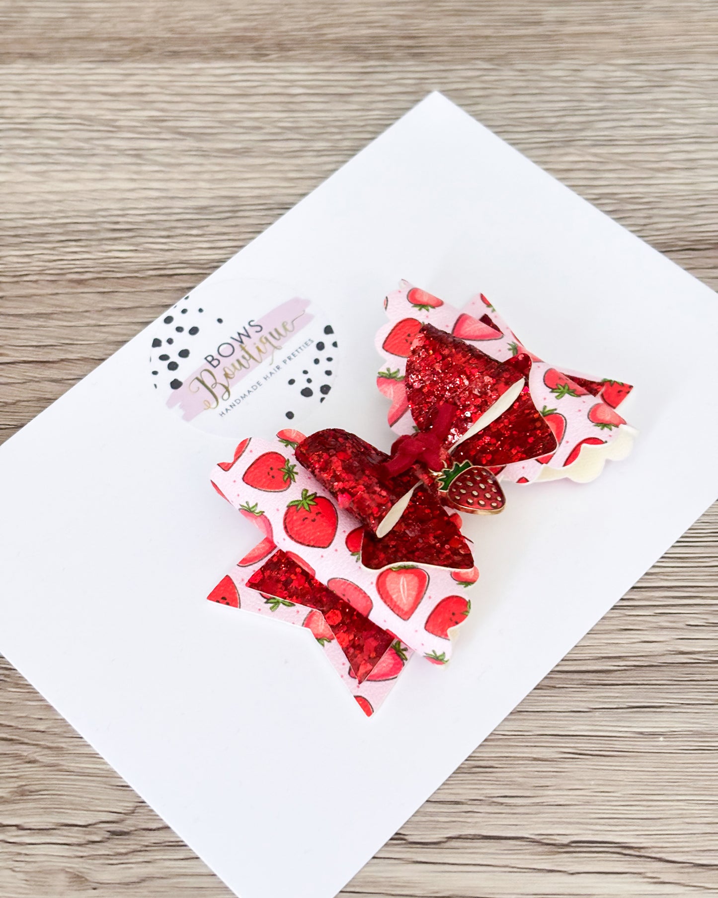 Juicy Strawberry Bow