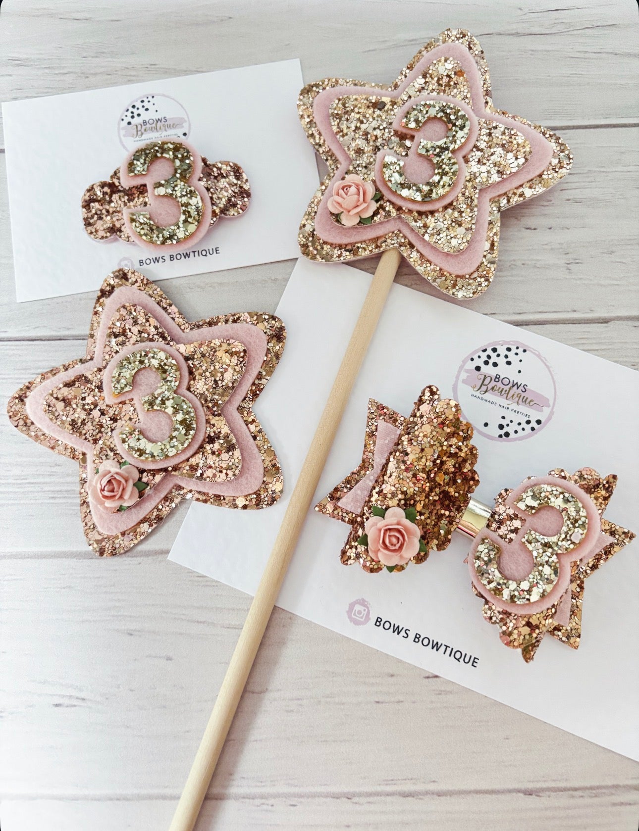 Rose Gold Birthday Set
