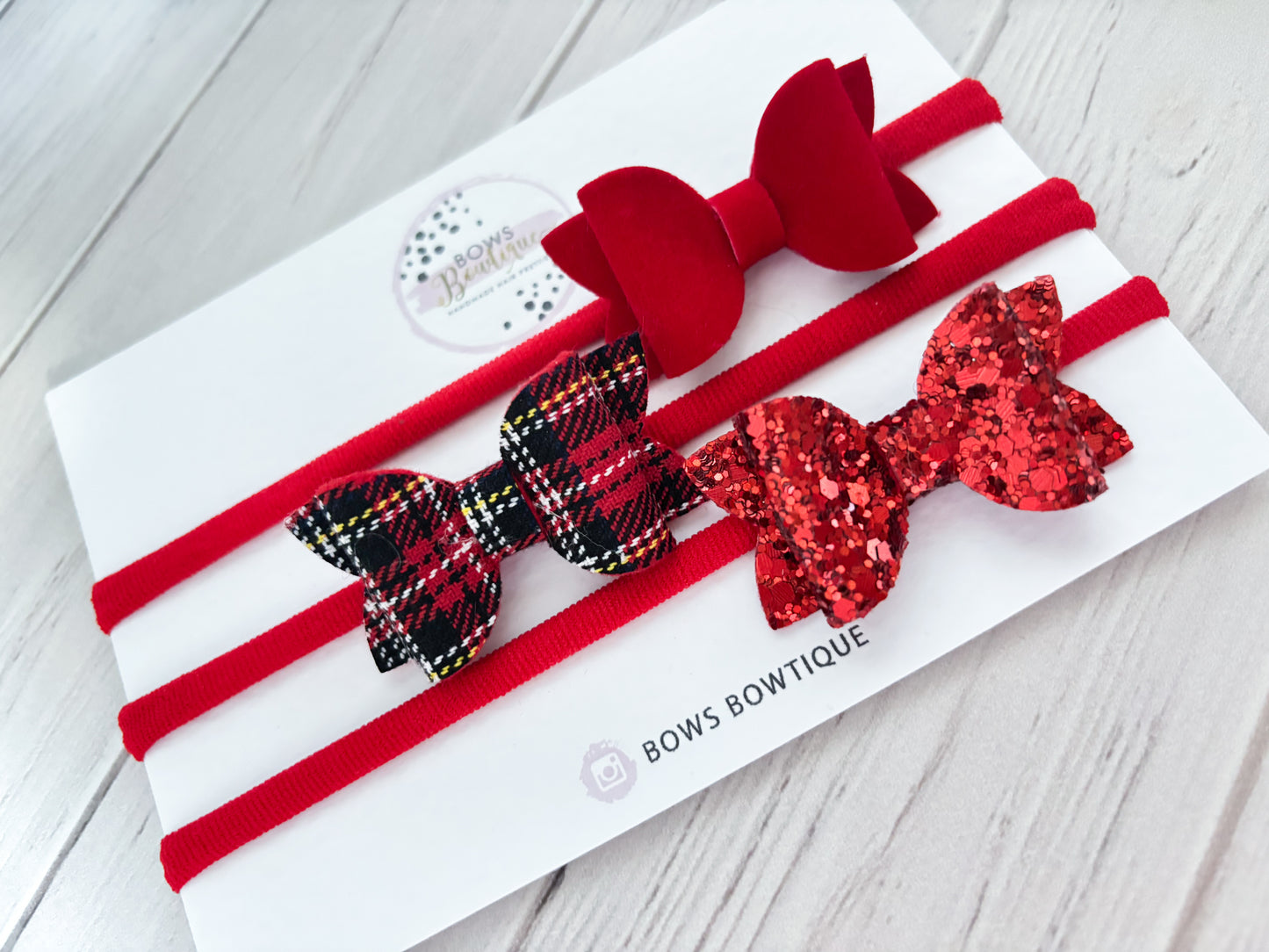 Mini Christmas Bows