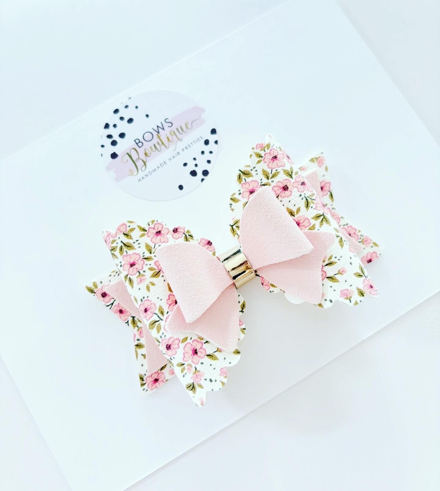 Pink Bloom Bow