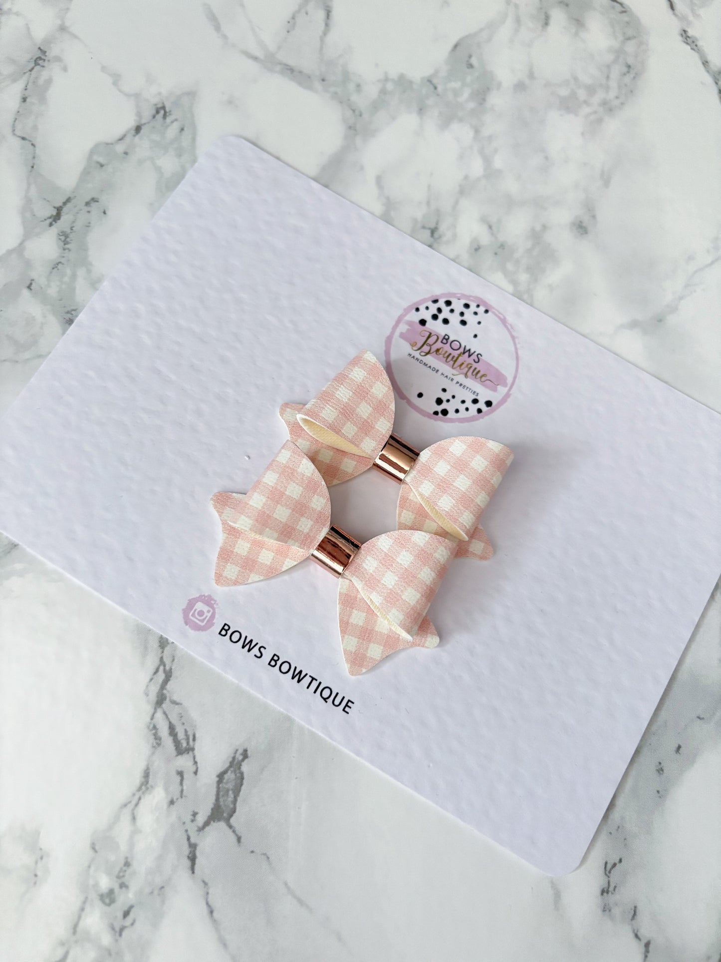 Gingham Piggies