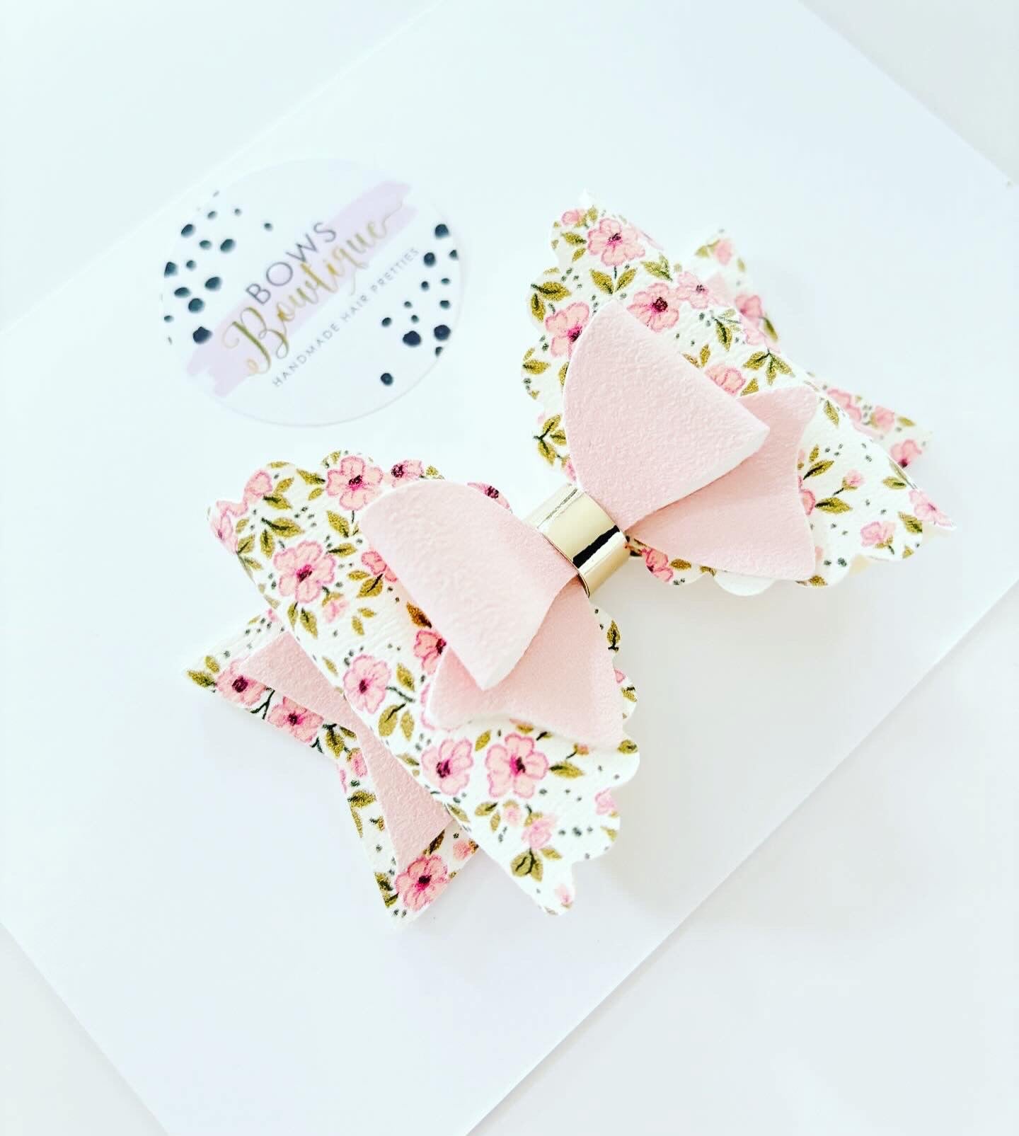 Pink Bloom Bow
