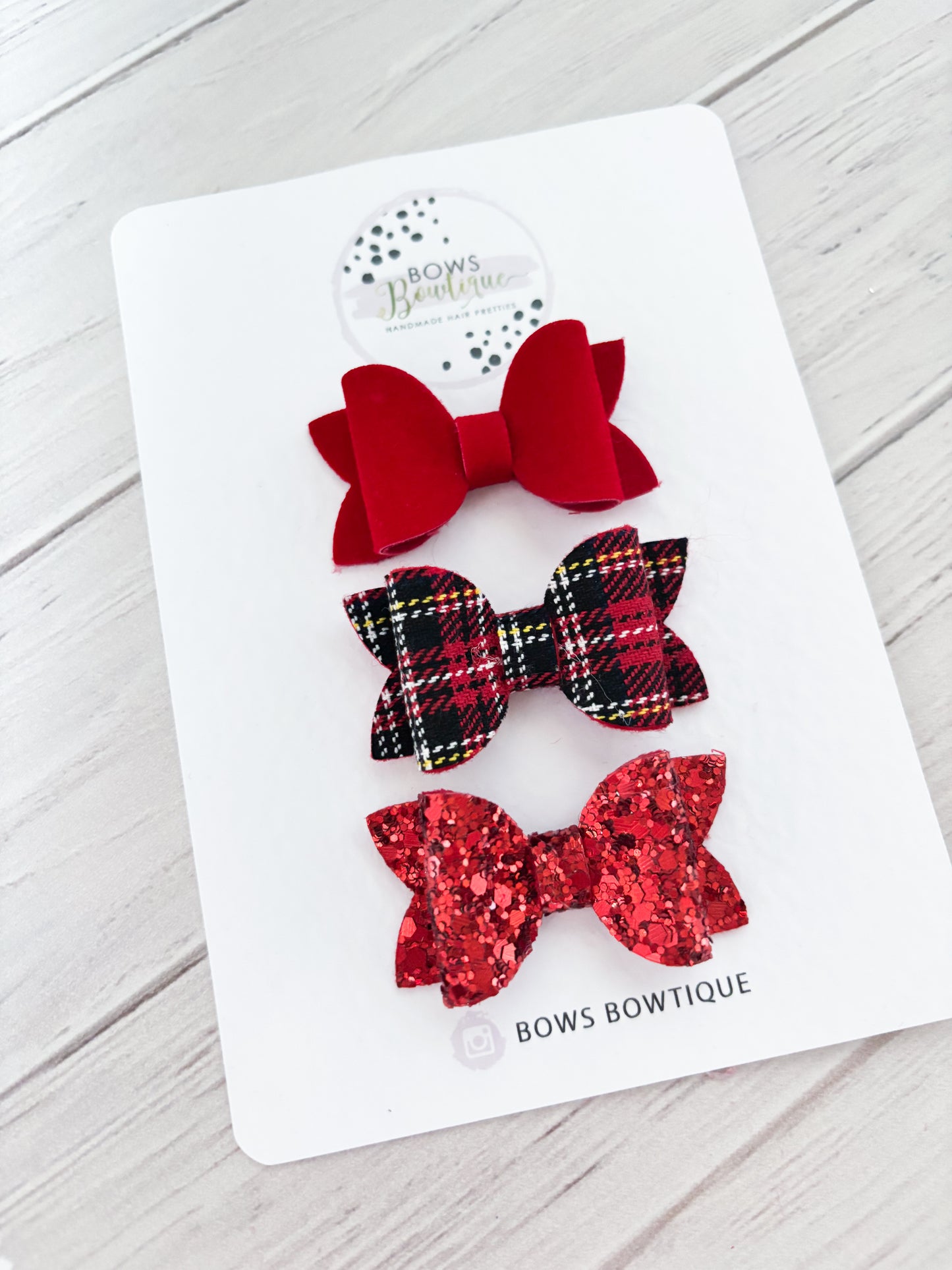 Mini Christmas Bows