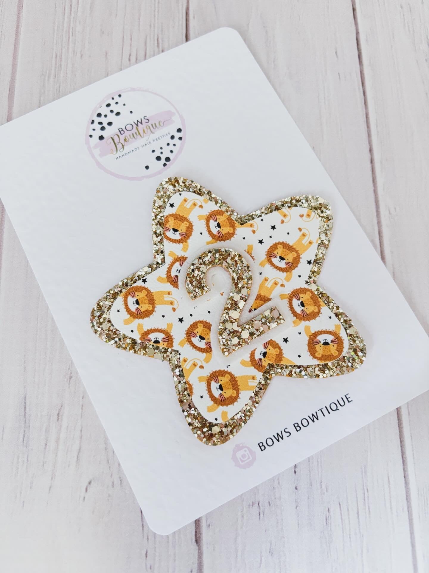 Wild Cat Birthday Badge/Wand