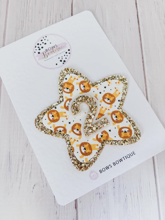 Wild Cat Birthday Badge/Wand