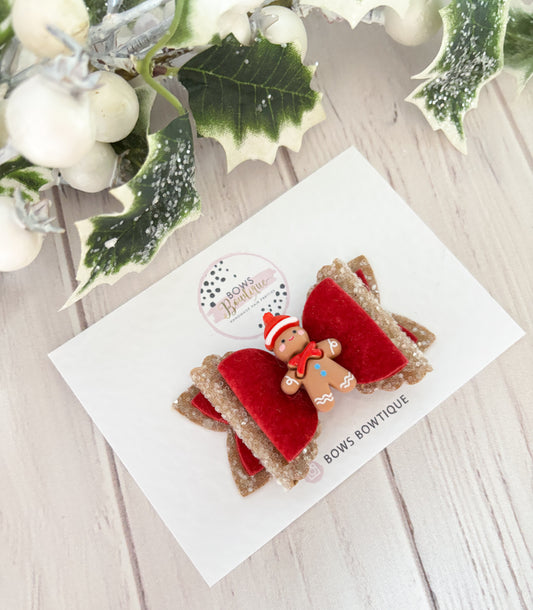 Tiny Gingerbread Bow