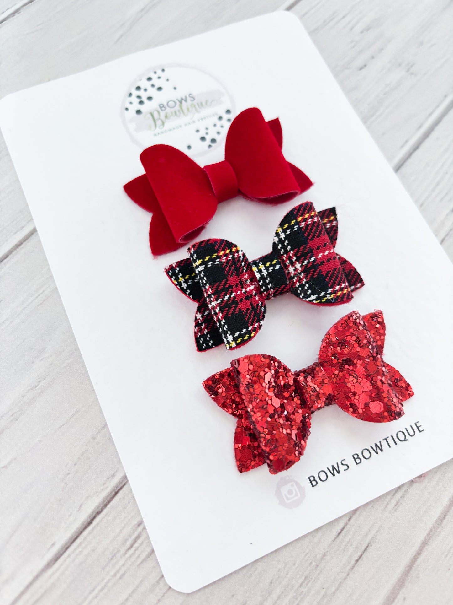 Mini Christmas Bows