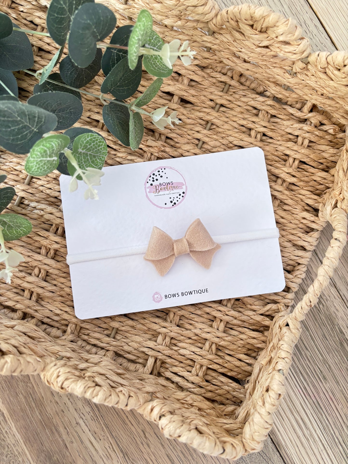 Neutral Baby Bows