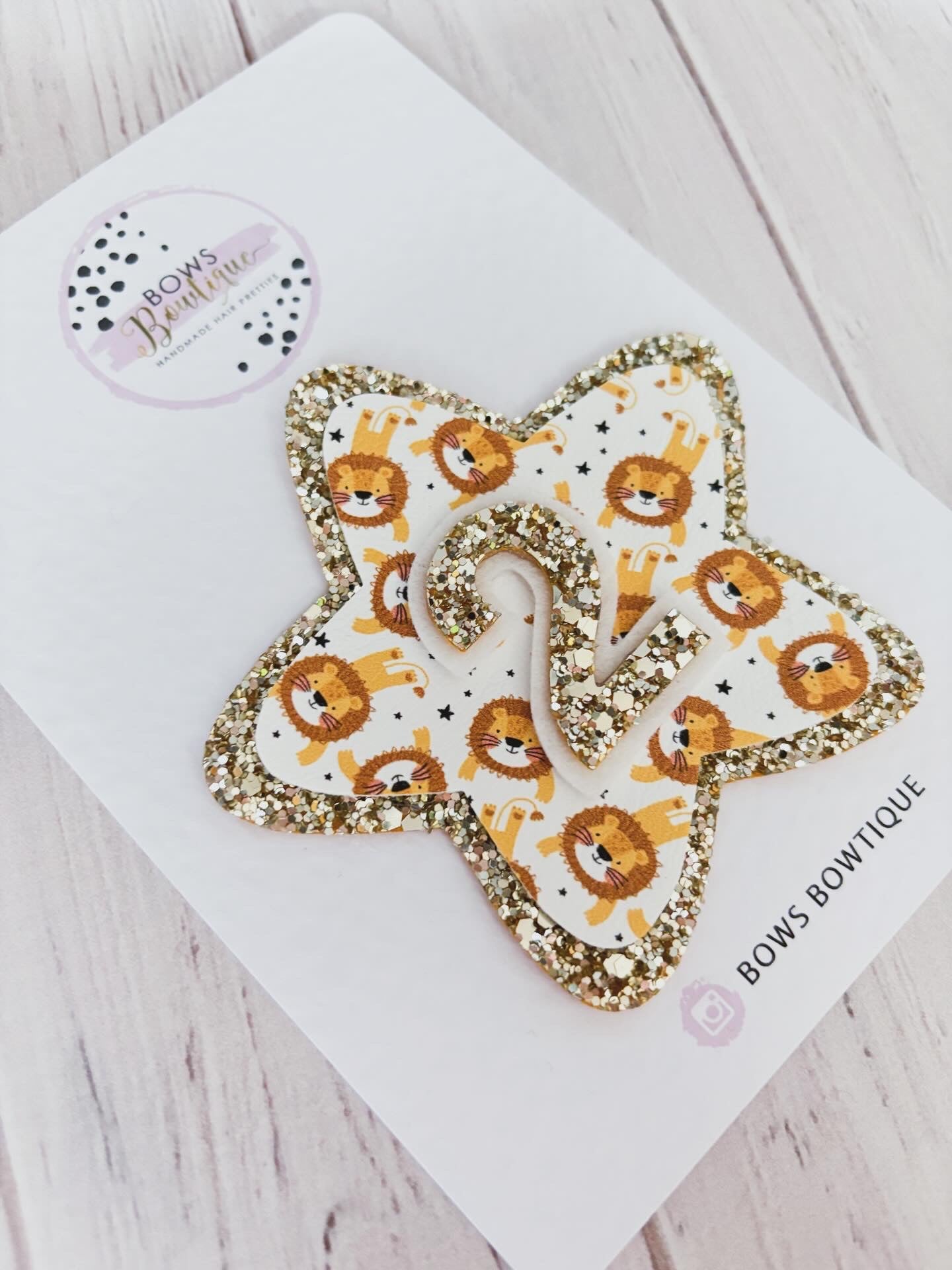 Wild Cat Birthday Badge/Wand
