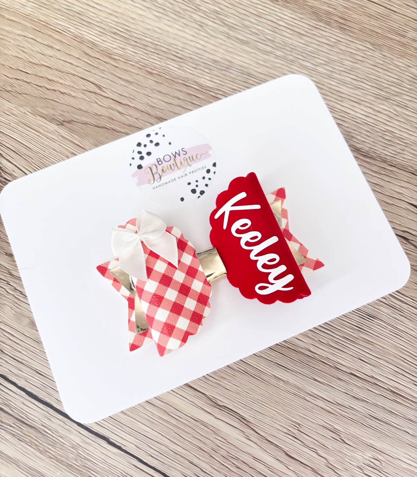 Personalised School Bows