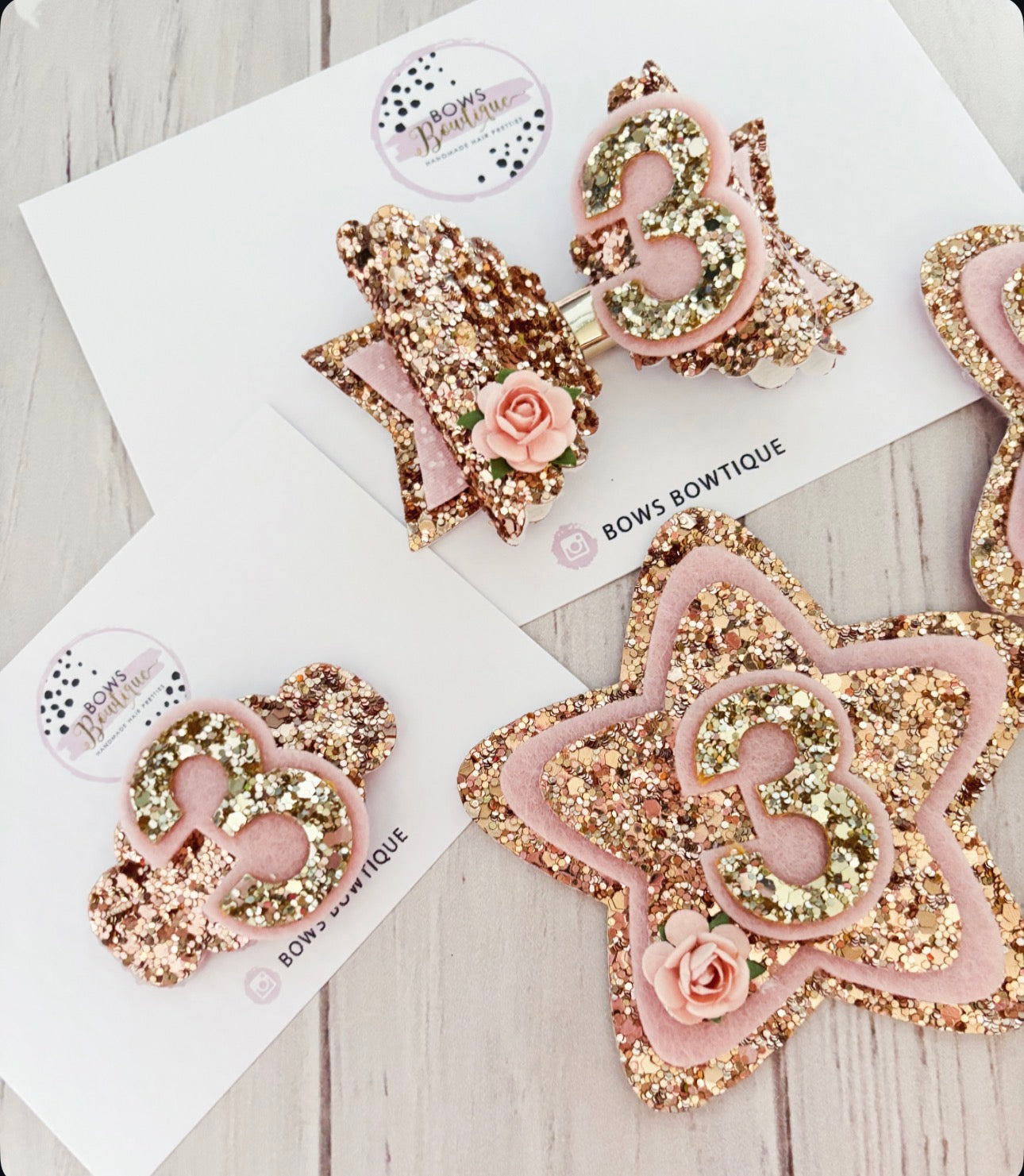 Rose Gold Birthday Set