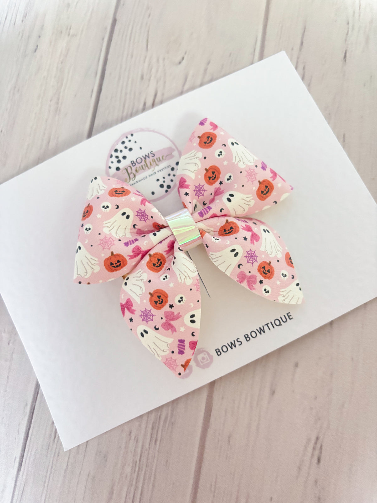 Ghost & Pumpkins Sailor Bow