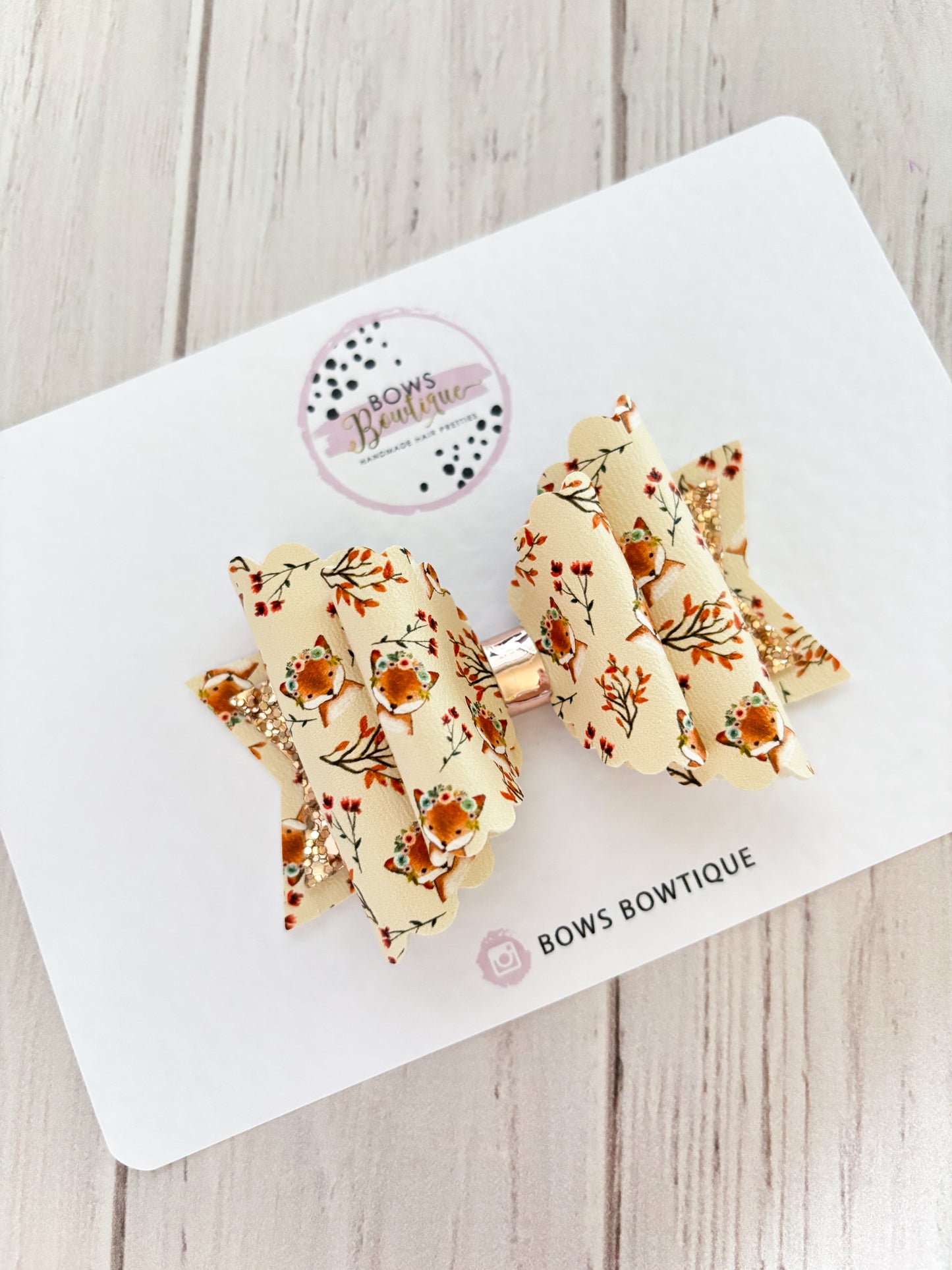 Autumn Fox Bow