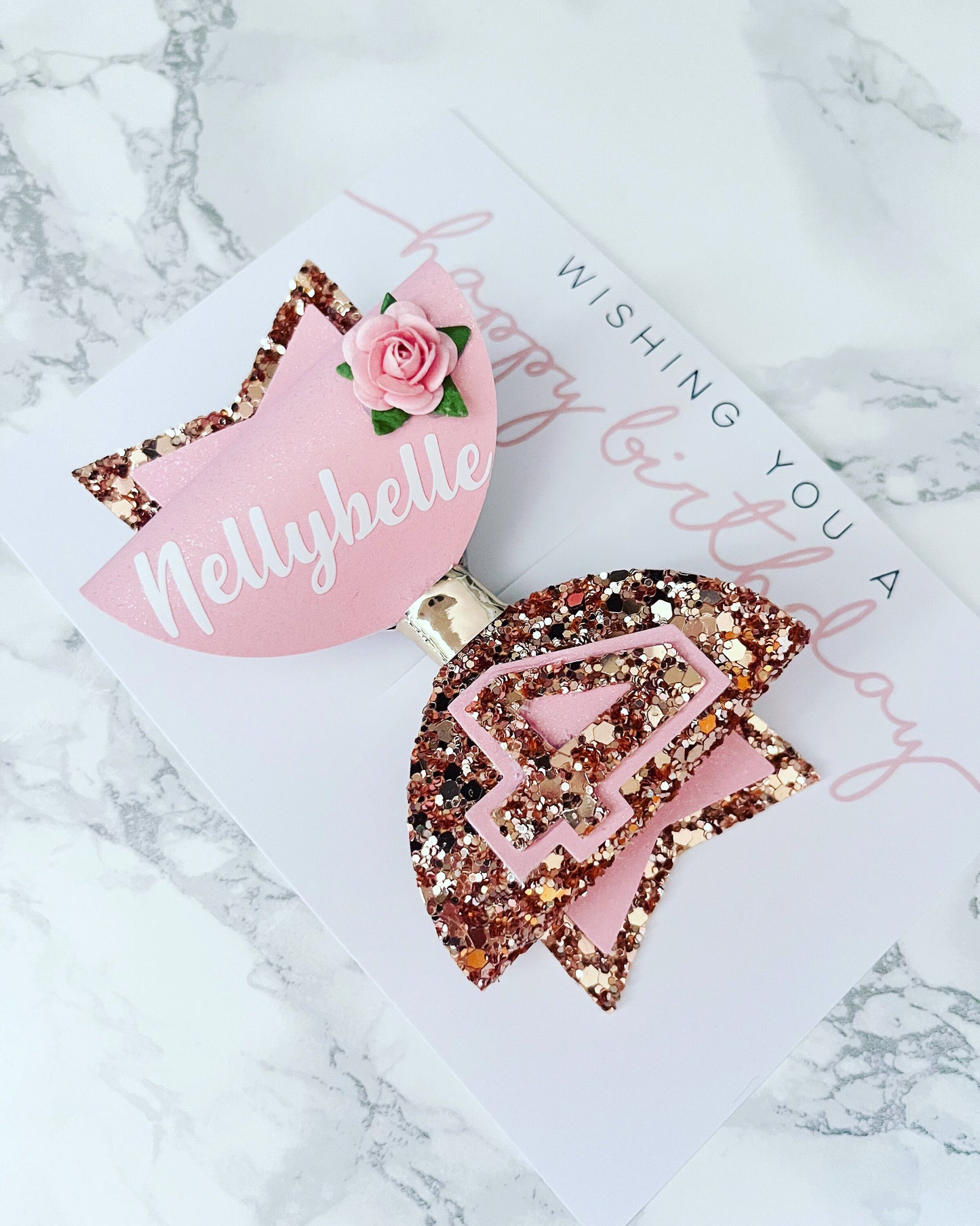 Personalised Birthday Bow