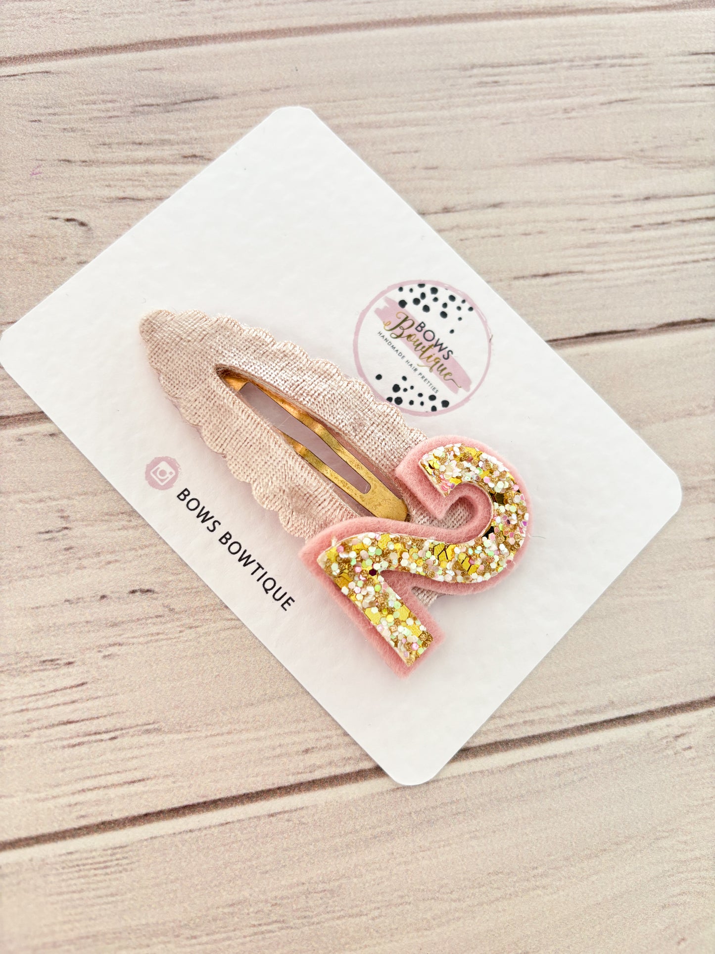 Pink Crushed Velvet Birthday Bow