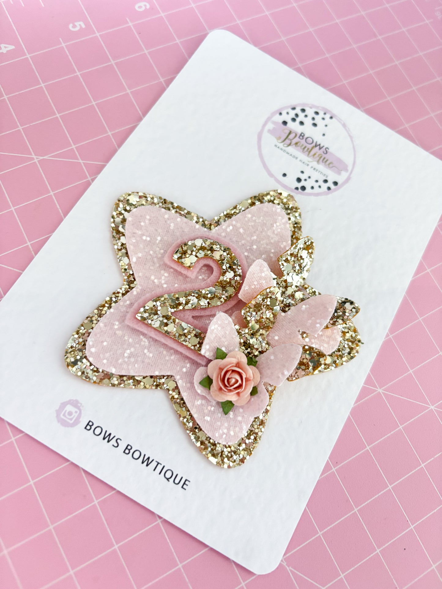 Butterfly Birthday Badge