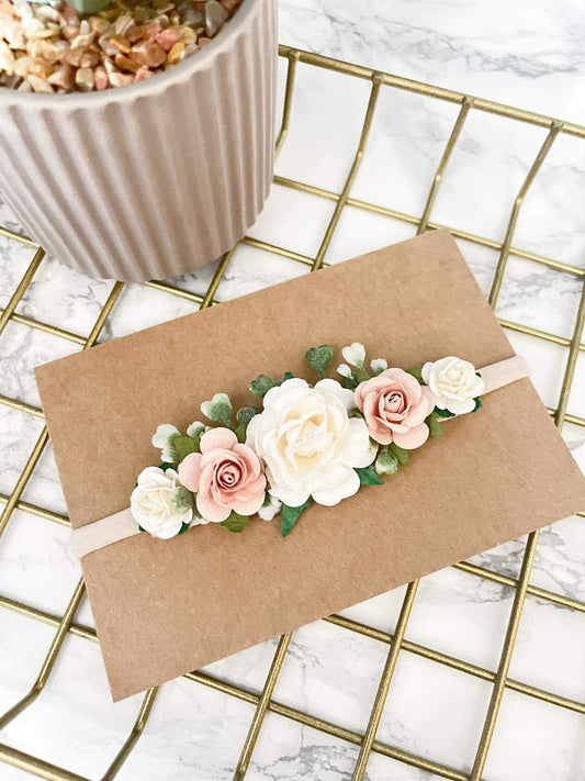 Autumn Floral Nylon Headband