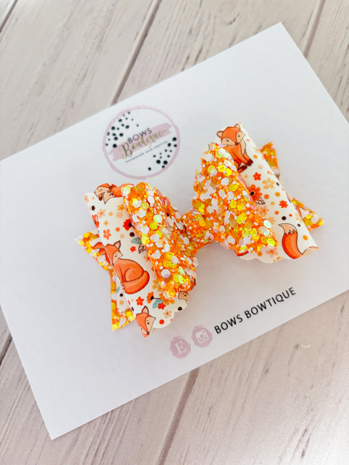 Autumn Foxy Bow