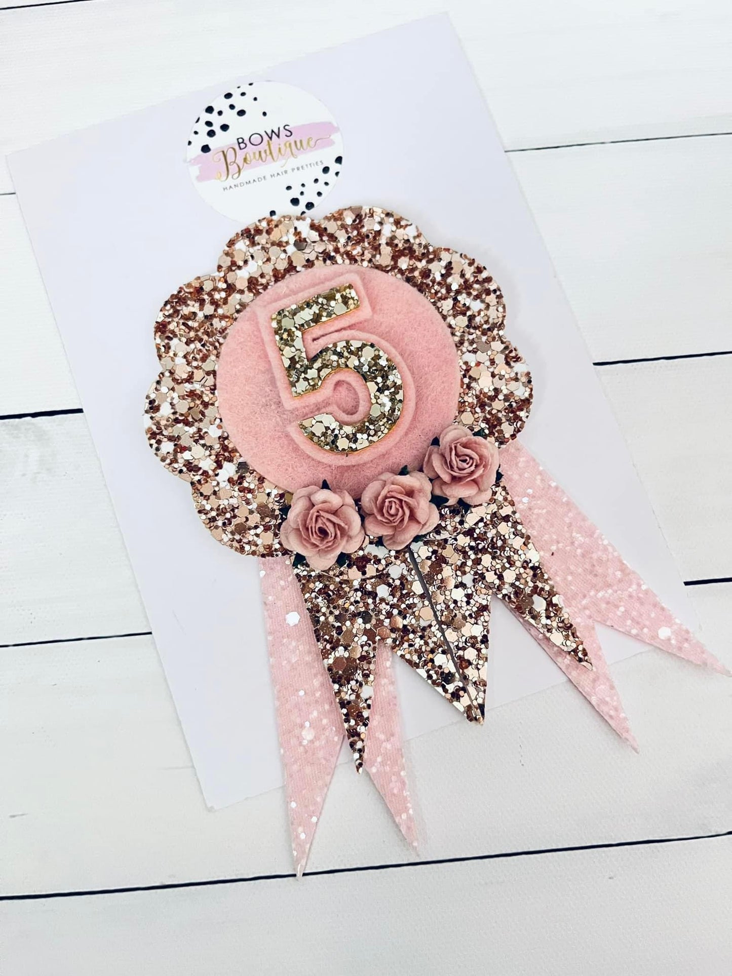 Rose Gold Rosette