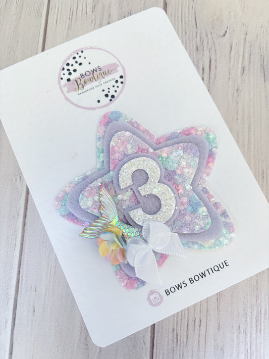 Glitzy Mermaid Badge/Wand