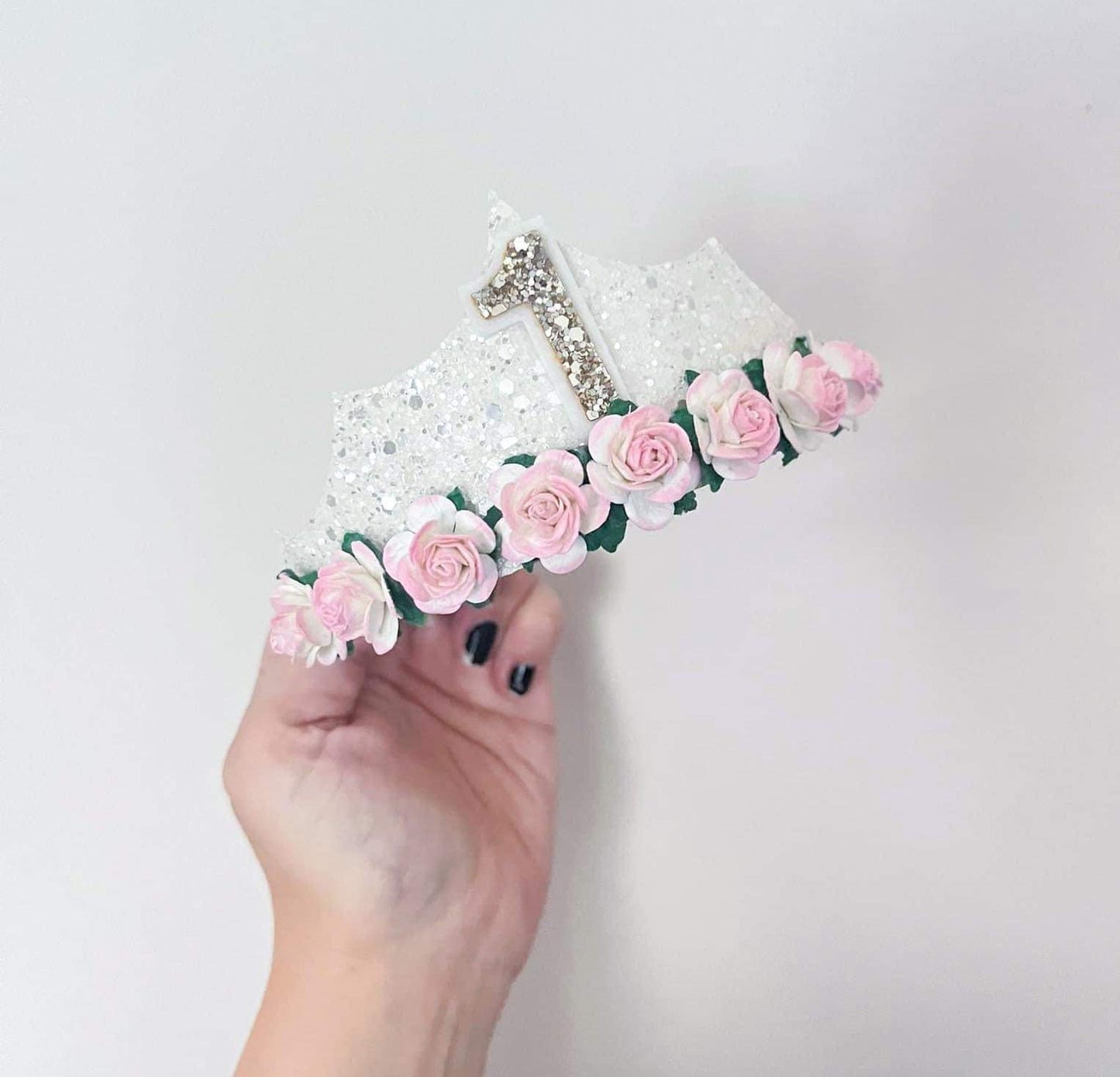White Birthday Tiara