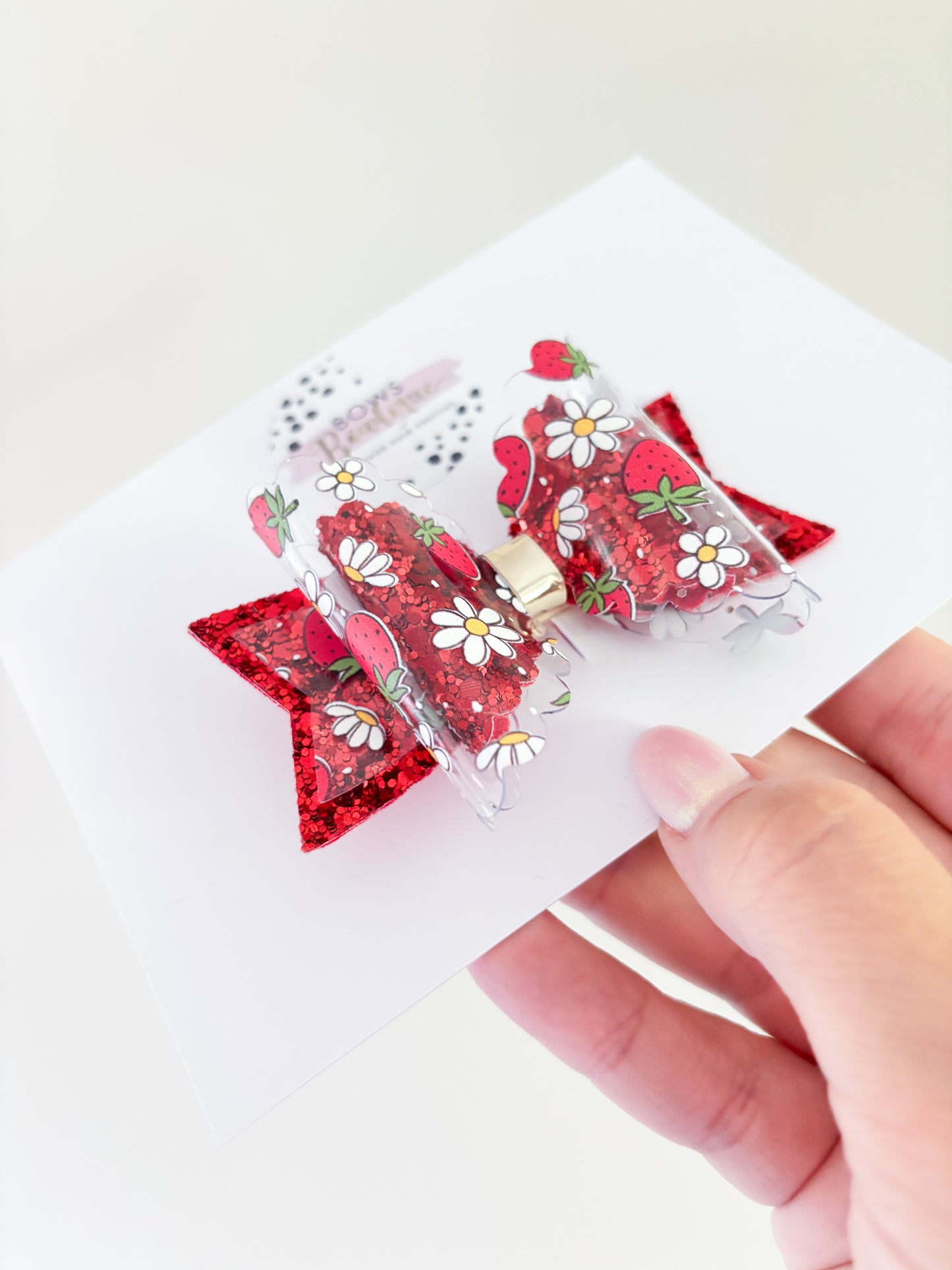 Strawberry Jelly Bow