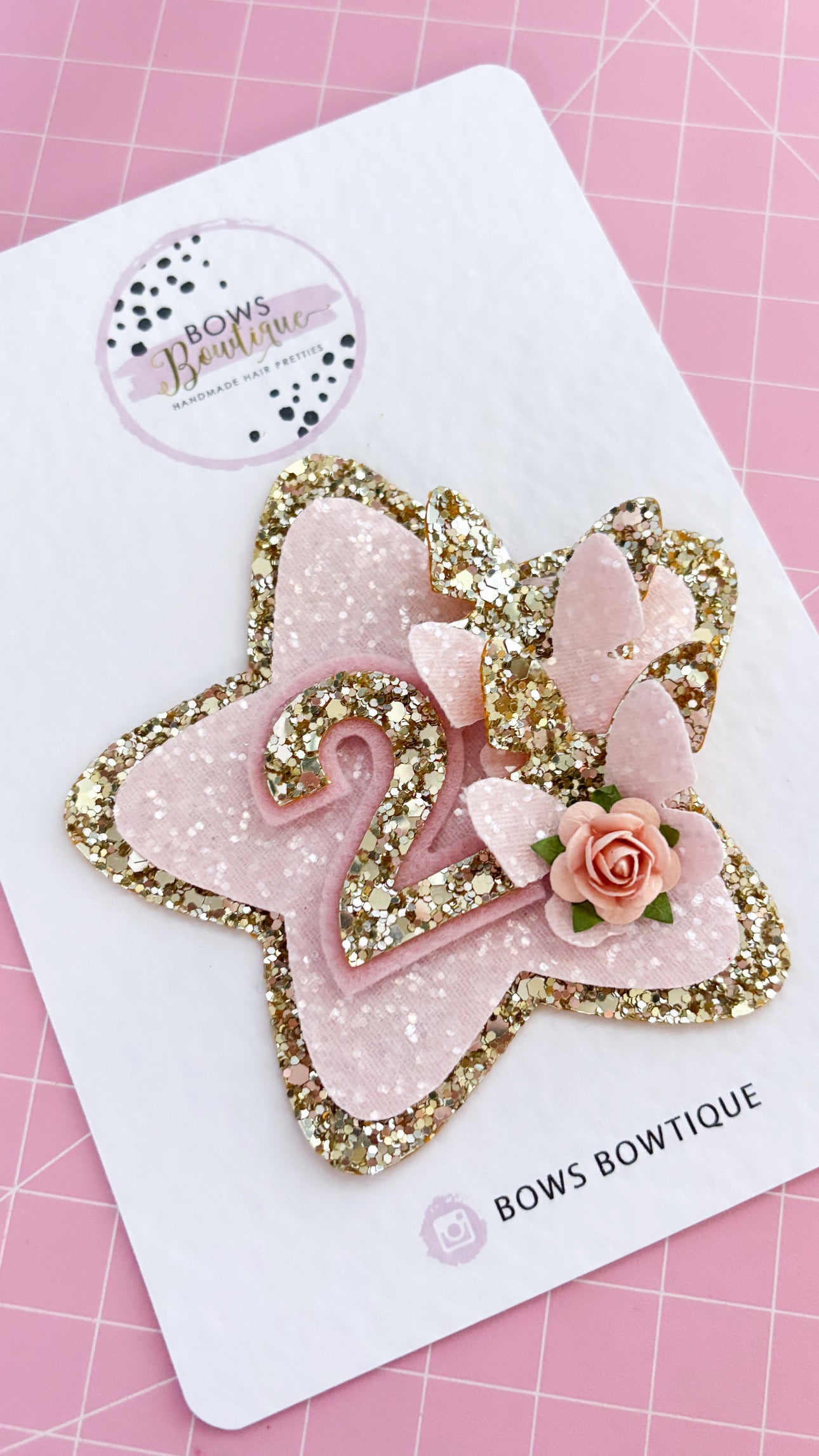 Butterfly Birthday Badge