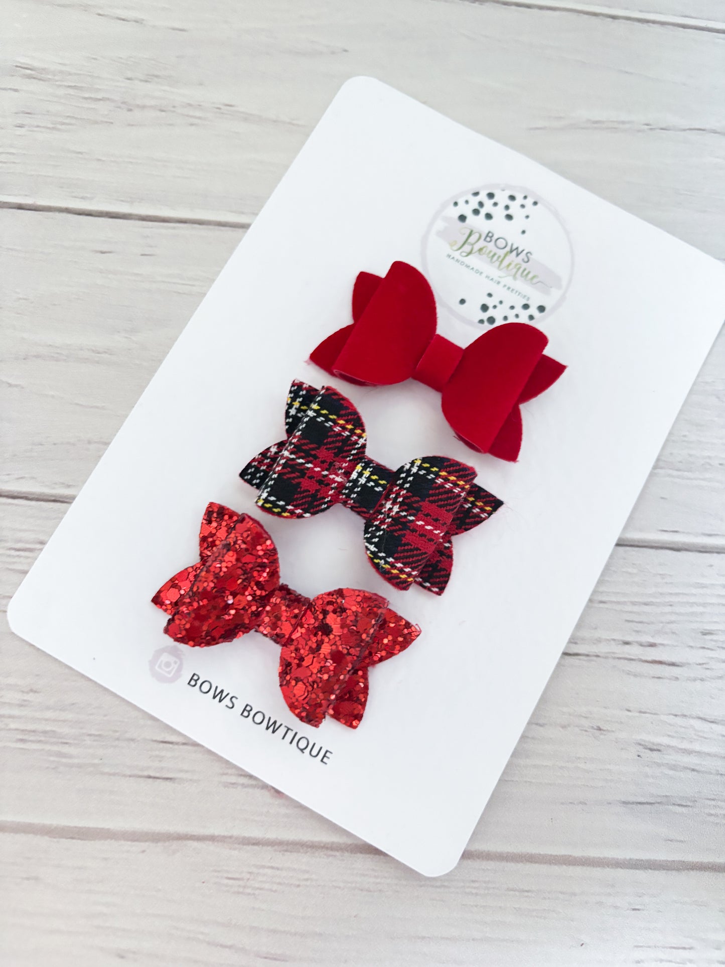 Mini Christmas Bows