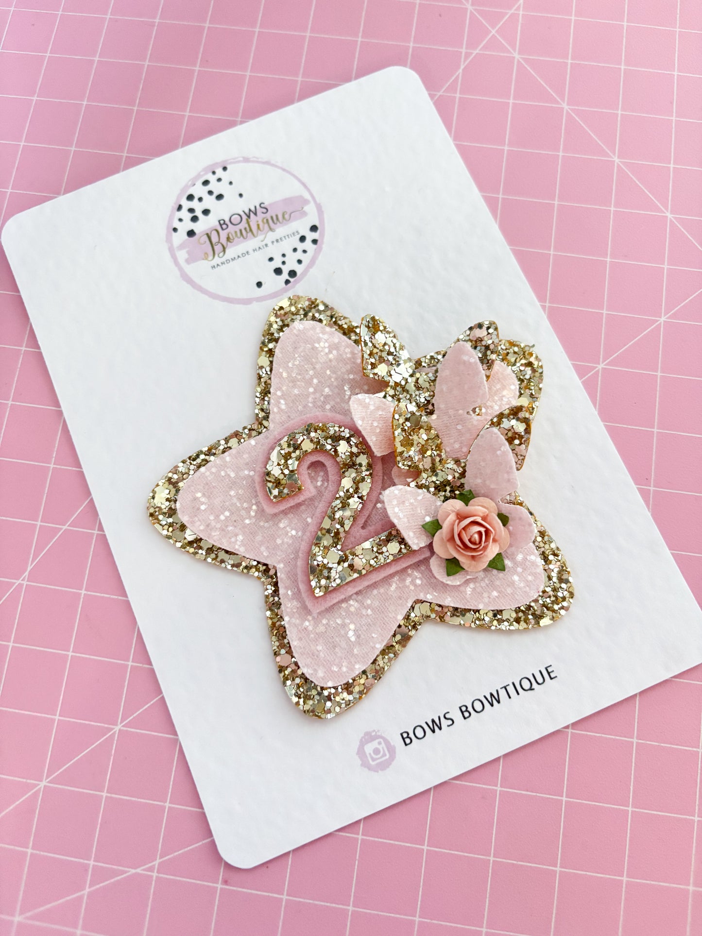 Butterfly Birthday Badge