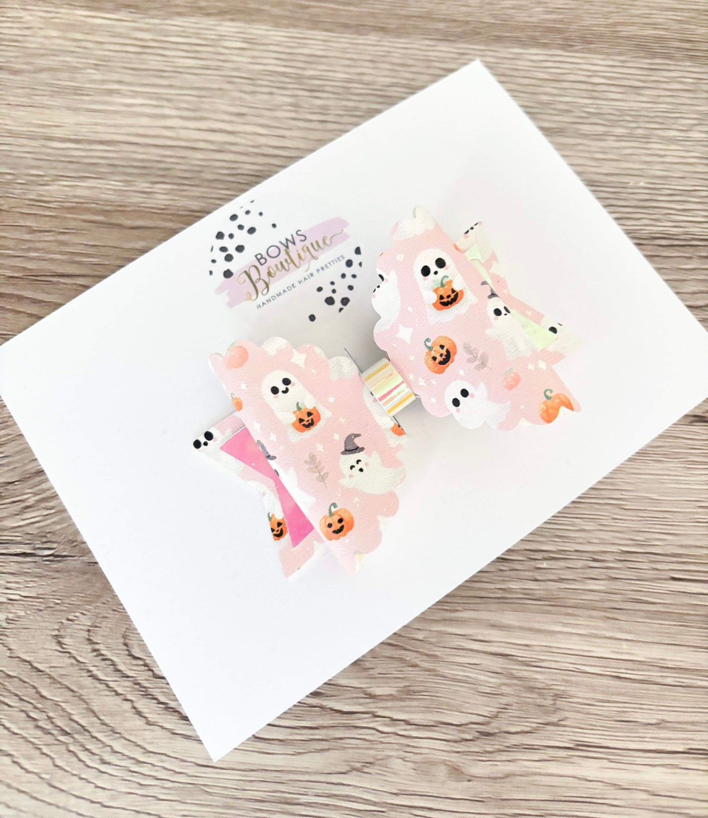 Ghosties & Pumpkins Bow