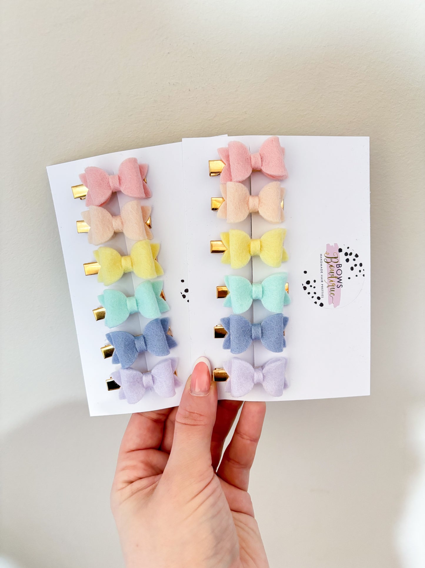 Pastel Rainbow Bows