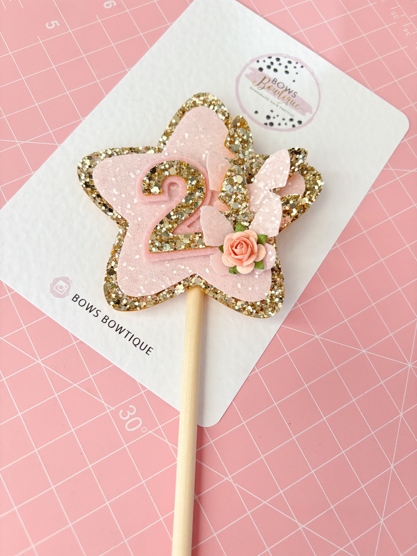 Butterfly Birthday Badge