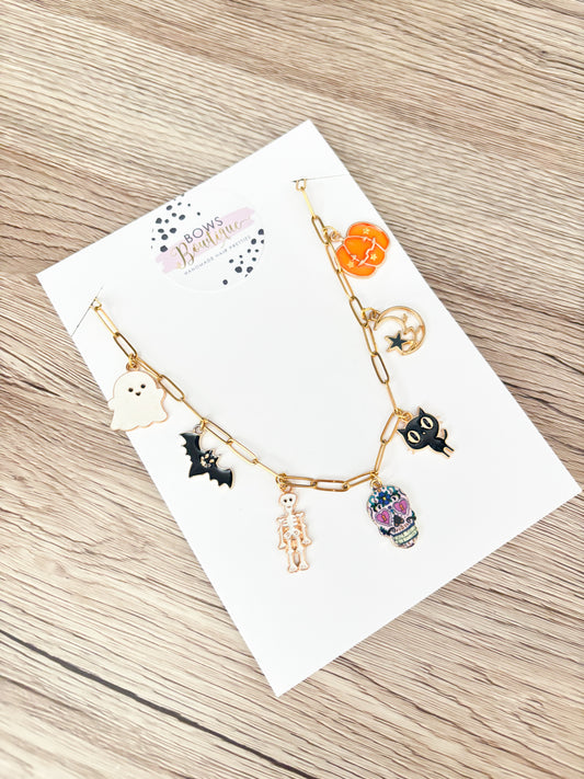 Halloween Paperclip Necklace
