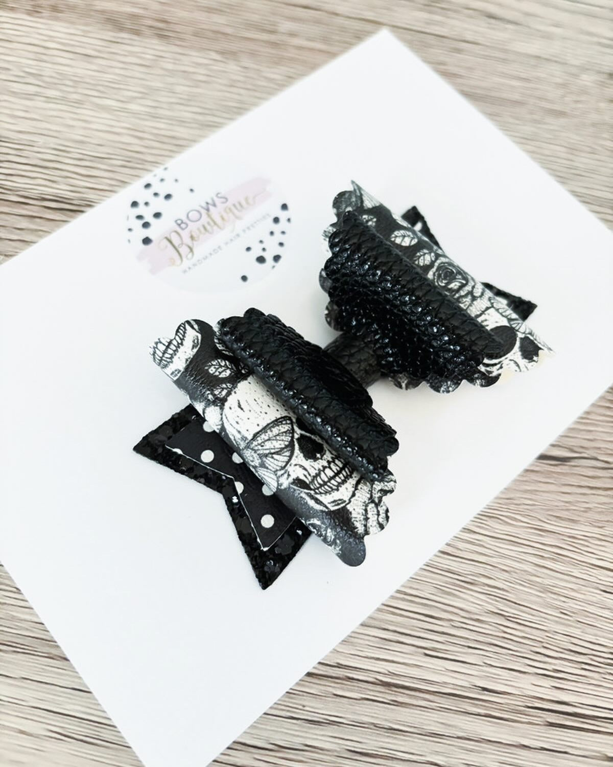 Skull & Moth Bow