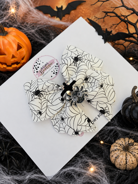 Spiders Web Twirl Bow
