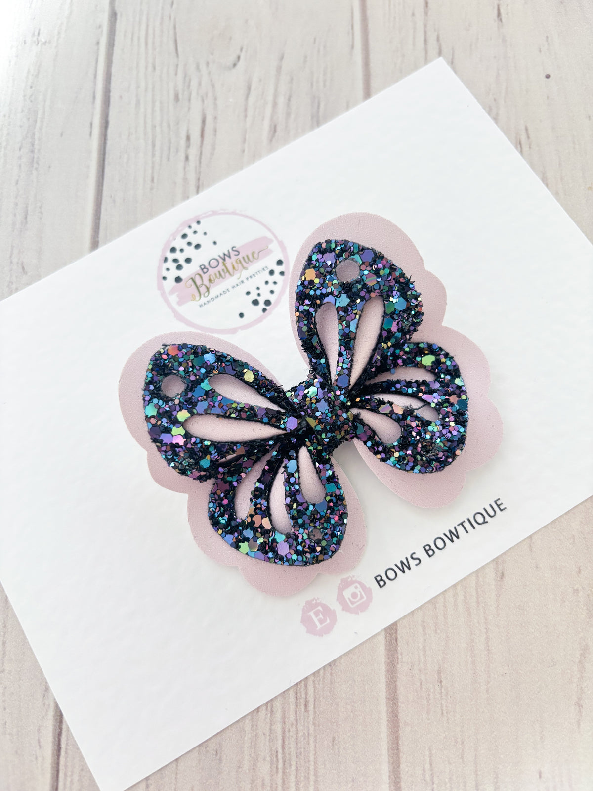 Halloween Butterfly Hair Clip