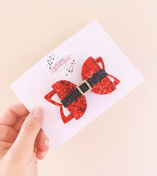 Santa’s Belt Bow