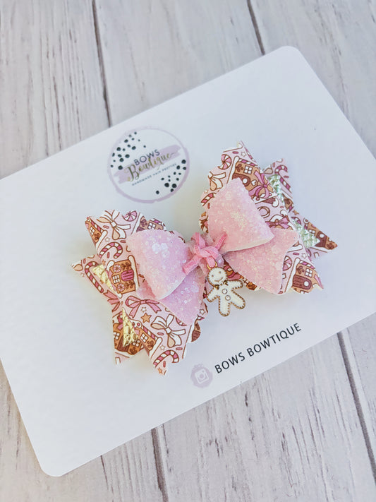 Girly Gingerbread Bow